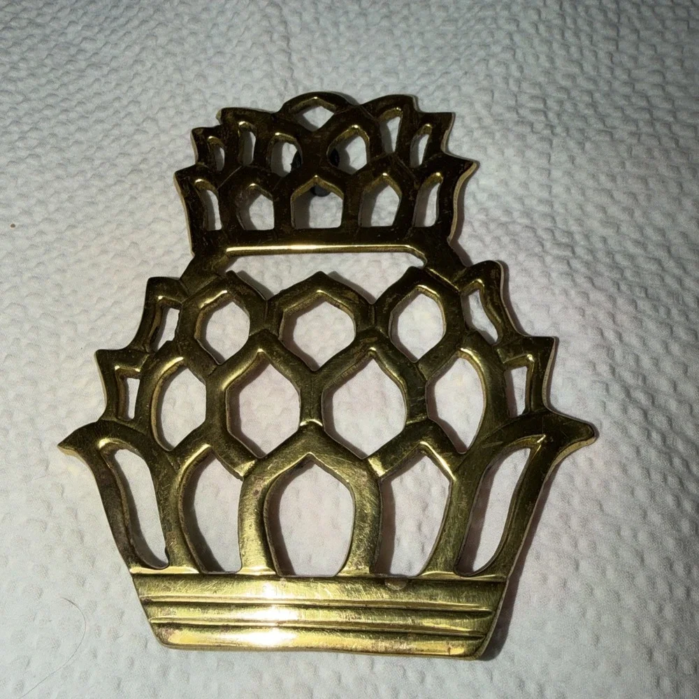 Pineapple Brass Trivet Chic Decor Hampton Brass Collection